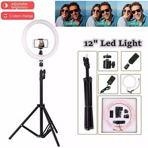 12” LED Ring Light - 3 setting - Tripod & phone
